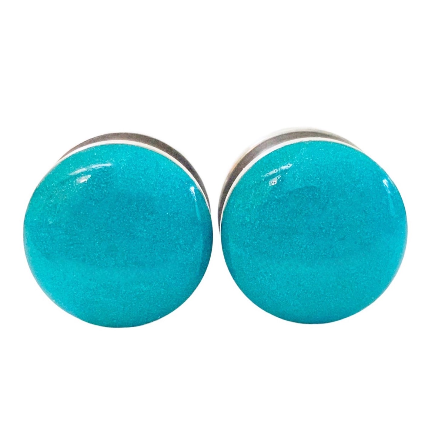 Turquoise Shimmer Plugs