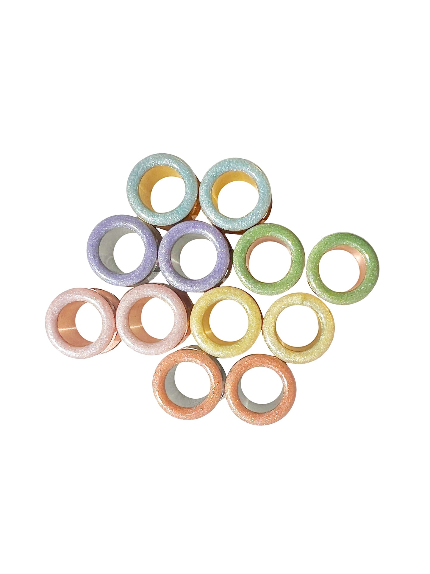 Full Pastel Collection 6 Set Pastel Shimmer Tunnel Plugs