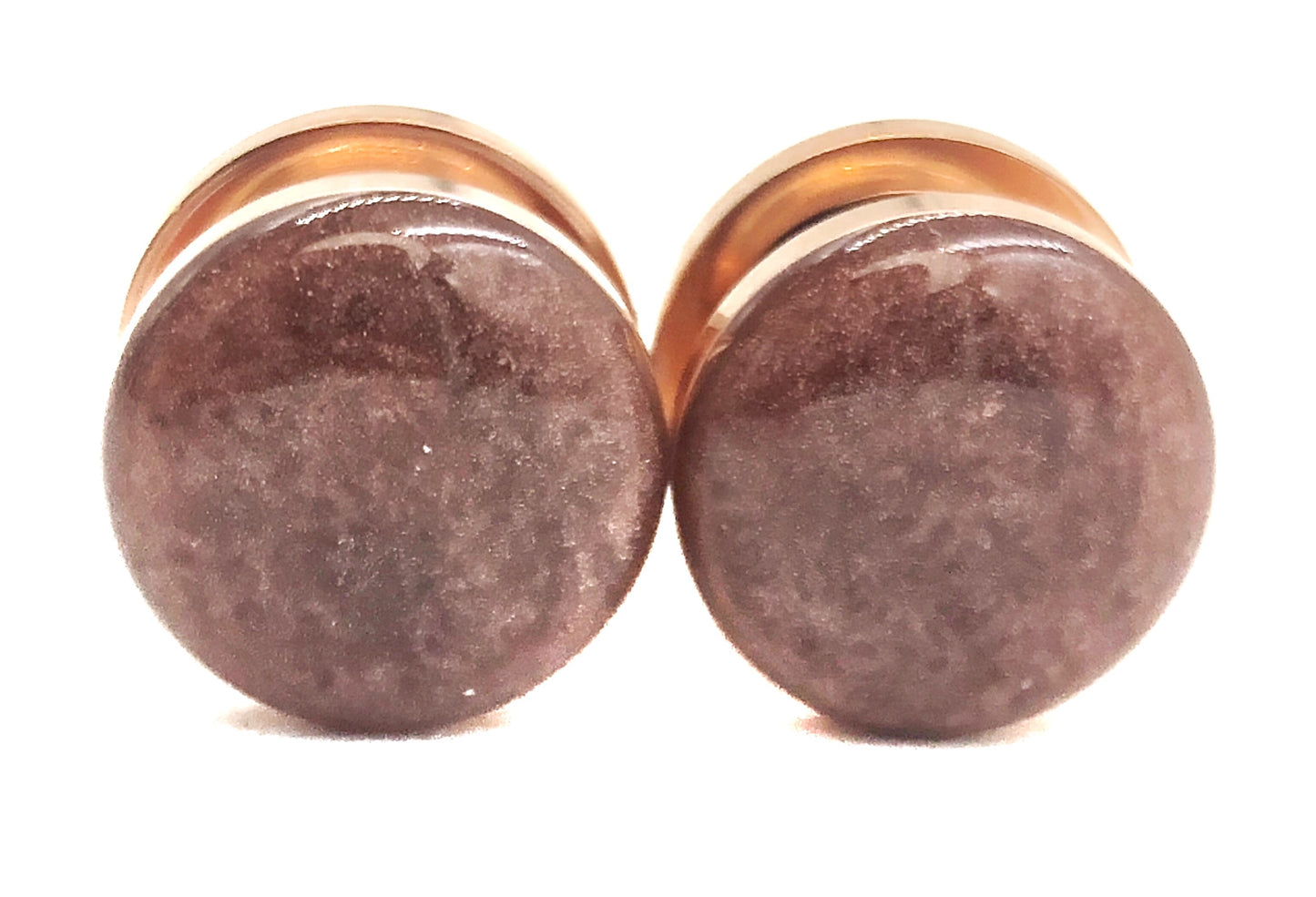 Deep Rose Shimmer Plugs - Defiant Jewelry