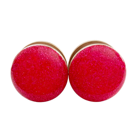 Neon Electric Pink Sand Plugs