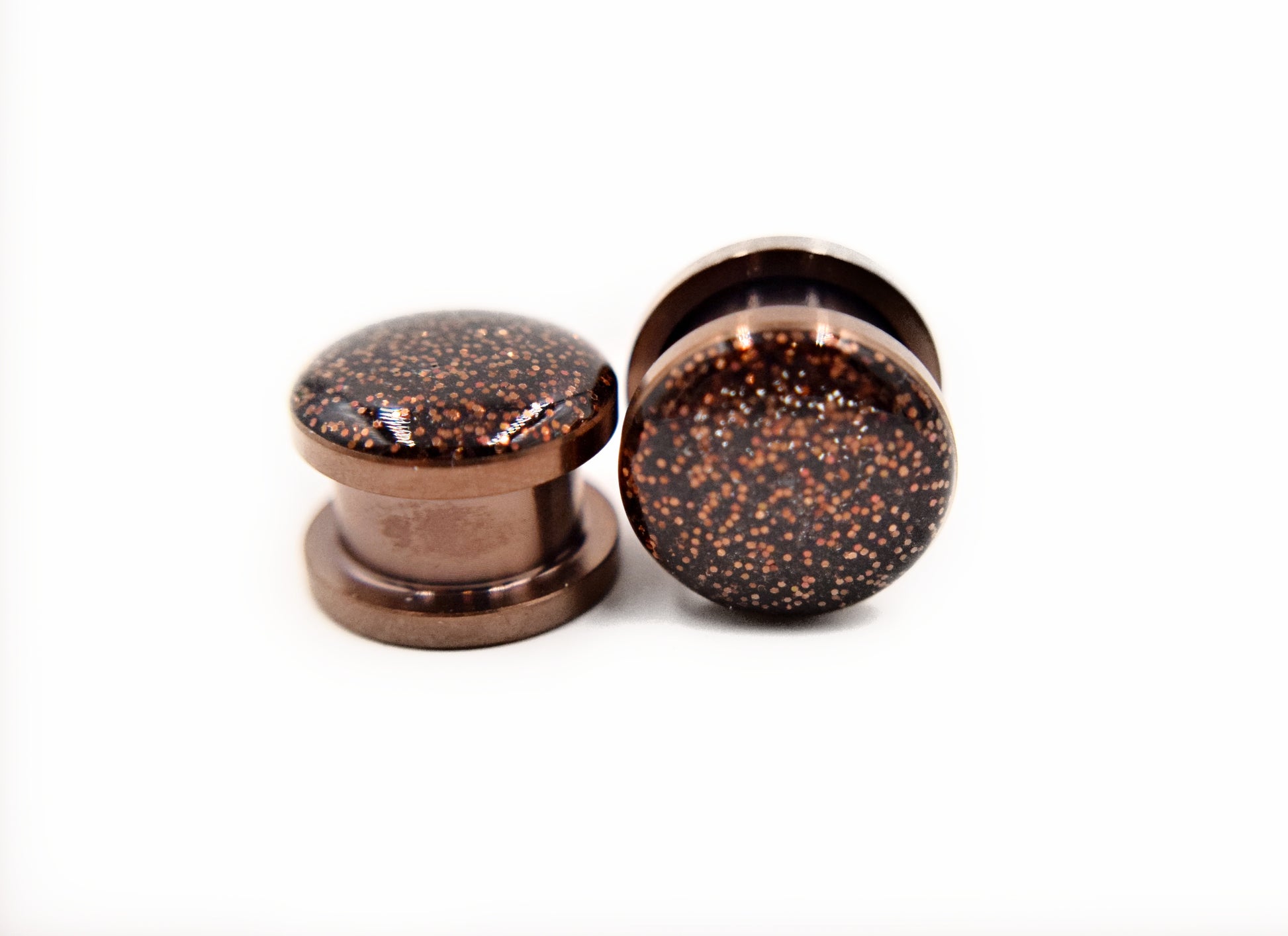 Chocolate Sparkle Plugs - Defiant Jewelry