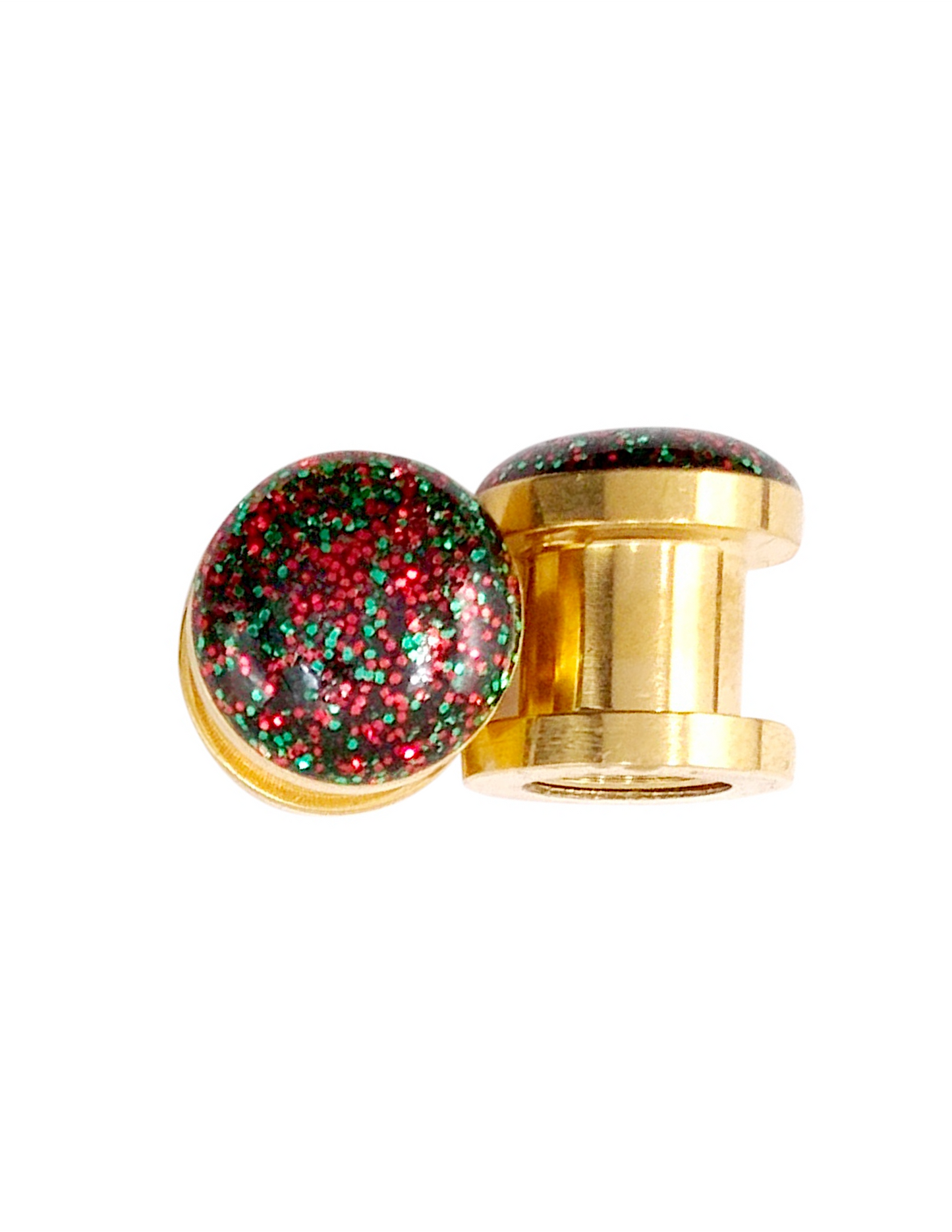 Red and Green Christmas Sparkle Plugs